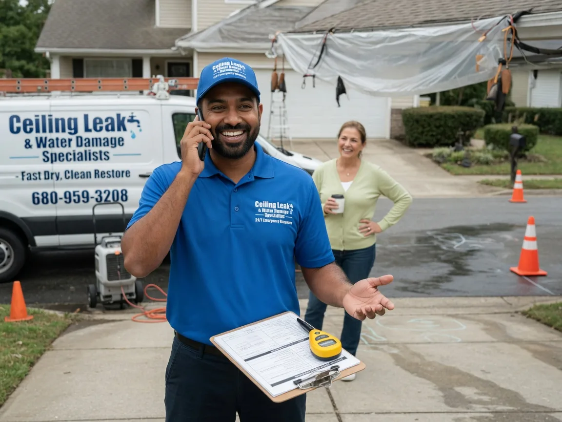 Ceiling Leak Cleanup Lawrenceville, VA FAQs
